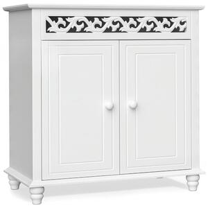 Komoda JERSEY, 76x65x35 cm, bijela Casaria