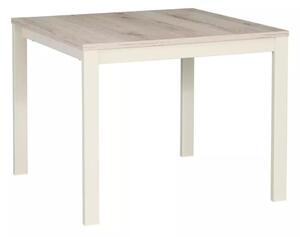 Klub stolić FROST 60x60 cm, krem / alpinski hrast