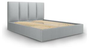 Svijetlo sivi bračni krevet Mazzini Kreveti Juniper, 140 x 200 cm