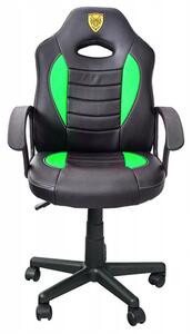 Dječja ergonomska stolica za igru zelene boje