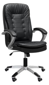 Elegantna uredska stolica u crnoj boji