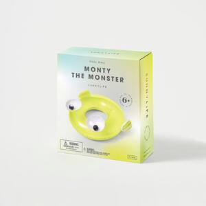 Prsten na napuhavanje Sunnylife Monty the Monster, ø 110 cm
