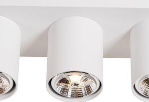 Moderni stropni reflektor bijeli 3-light - Tubo