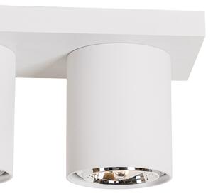 Moderni stropni reflektor bijeli 4 svjetla - Tubo