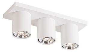 Moderni stropni reflektor bijeli 3-light - Tubo