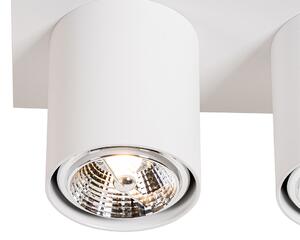 Moderni stropni reflektor bijeli 2-light - Tubo