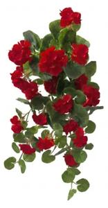 Umjetna viseća crvena geranija 80 cm UV - Crvena - 71 - 90 cm - DA