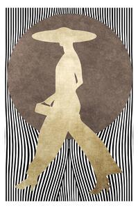 Poster Kubistika - La Madame Noir, (40 x 60 cm)
