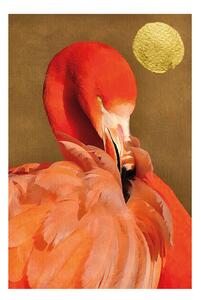 Umjetnički tisak Kubistika - Flamingo, (40 x 60 cm)