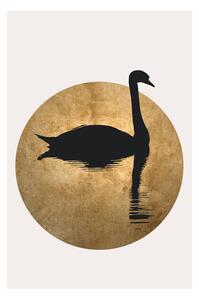 Umjetnički tisak Kubistika - The swan, (40 x 60 cm)