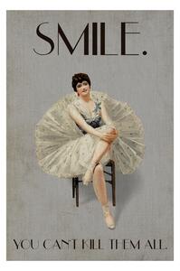 Poster Kubistika - Keep smiling, (40 x 60 cm)