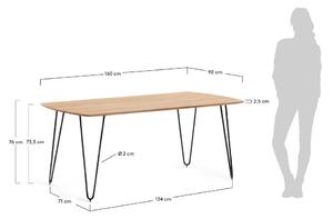 Barcli mali stol 160 x 90 cm