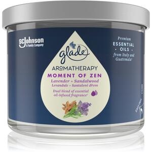 GLADE Aromatherapy Moment of Zen mirisna svijeća Lavender + Sandalwood 260 g