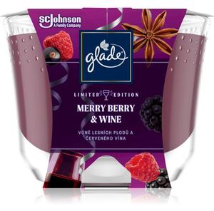 GLADE Merry Berry & Wine mirisna svijeća 224 g