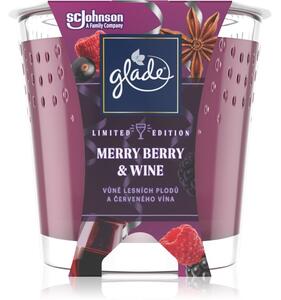 GLADE Merry Berry & Wine mirisna svijeća 129 g