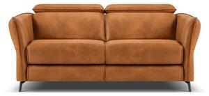 Svjetlo smeđa kožna sofa 103 cm Hubble – Windsor & Co Sofas