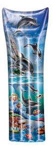 Ležaljka na napuhavanje DELFIN 183x68 cm plava