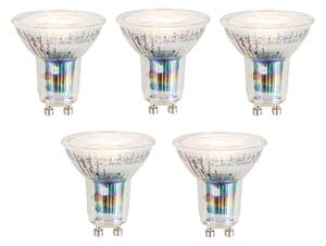 Set od 5 pametnih GU10 50mm prigušivih LED žarulja 4,7W 345 lm 2700-6500K