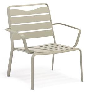 Siva metalna vrtna fotelja Spring – Ezeis