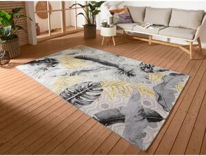 Žuto-sivi vanjski tepih 165x80 cm Flair - Hanse Home