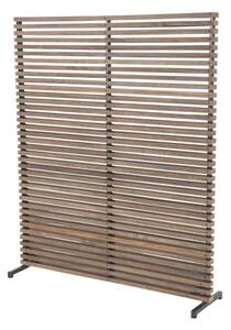 Siva/prirodna boja drveni/metalni balkonski paravan 153x185 cm - Hartman