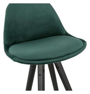 Tamno zelena bar stolica nositi mini, visinu sjedala 65 cm