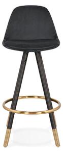 Crni bar stolica Cocoon nose mini, visinu sjedala 65 cm