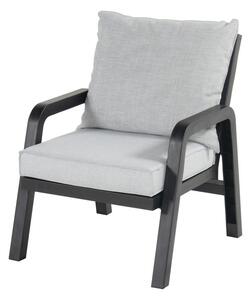 Siva plastična vrtna stolica Ibiza - Hartman