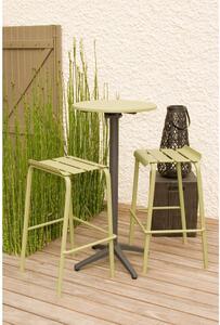 Zelene metalne vrtne barske stolice u setu 4 kom Alicante – Ezeis