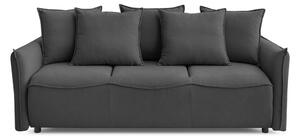 Tamno siva sklopiva sofa 226 cm Leon – Bobochic Paris