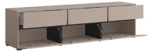 TV stol Austin BC102Crna, Svijetlo smeđa, 180x48x40cm