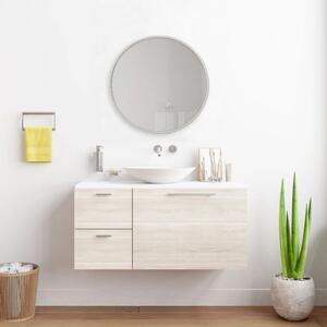 Zidno ogledalo Modugno 60cm - Bijela