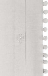 Siva posteljina od pamučnog perkala Westwing Collection, 160 x 210 cm