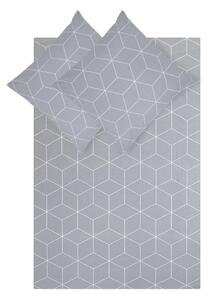 Siva pamučna posteljina od 46 Lynn, 200 x 200 cm
