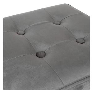 Sivi baršunast tabure – Compactor