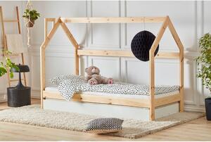 Dječji drveni krevet u obliku kućice Pinio, 200 x 90 cm