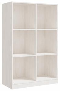 VidaXL Ormarić za knjige bijeli 70 x 33 x 110 cm od masivne borovine