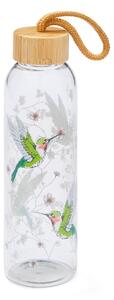 Zelena staklena boca za vodu 500 ml Hummingbirds – Cooksmart ®
