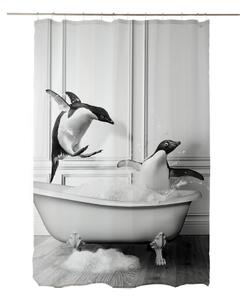 Tuš zavjesa 175x180 cm Showe Penguin – Little Nice Things