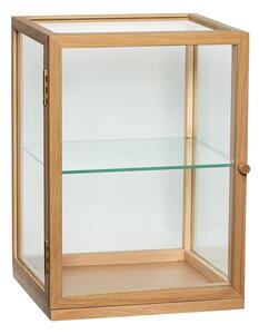 Vitrina u dekoru hrasta u prirodnoj boji 30x42x30 cm Poetic – Hübsch