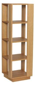 Biblioteka u dekoru hrasta u prirodnoj boji 45x140x45 cm Merge – Hübsch