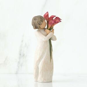 Ukrasna figurica "Svježi cvijet"