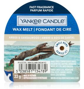 Yankee Candle Amber & Sandalwood vosak za aroma lampu 22 g