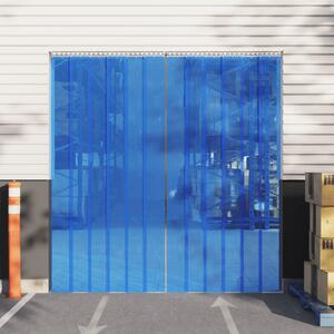 VidaXL Zavjesa za vrata plava 200 mm x 1,6 mm 10 m PVC