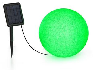 Blumfeldt Shinestone Solar 30, kuglasta svjetiljka, solarna ploča, Ø 30 cm, RGB-LED, IP68, baterija