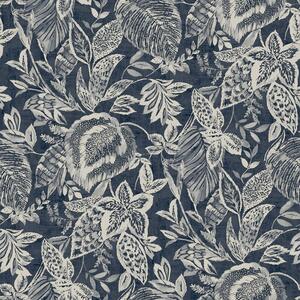 Tamno plava flis tapeta lišće 171801 | Ljepilo besplatno