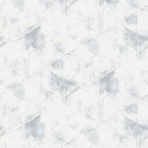 Štukatura bijelo-siva flis tapeta A48501 | Ljepilo besplatno