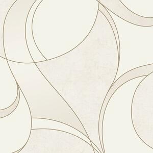 Geometrijska bijela flis tapeta A57215 | Ljepilo besplatno