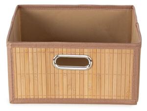 Bambusova kutija za pohranu u prirodnoj boji 31x31x15 cm – Compactor