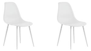 Set 2 kom plastičnih stolica OSAKA, bijela